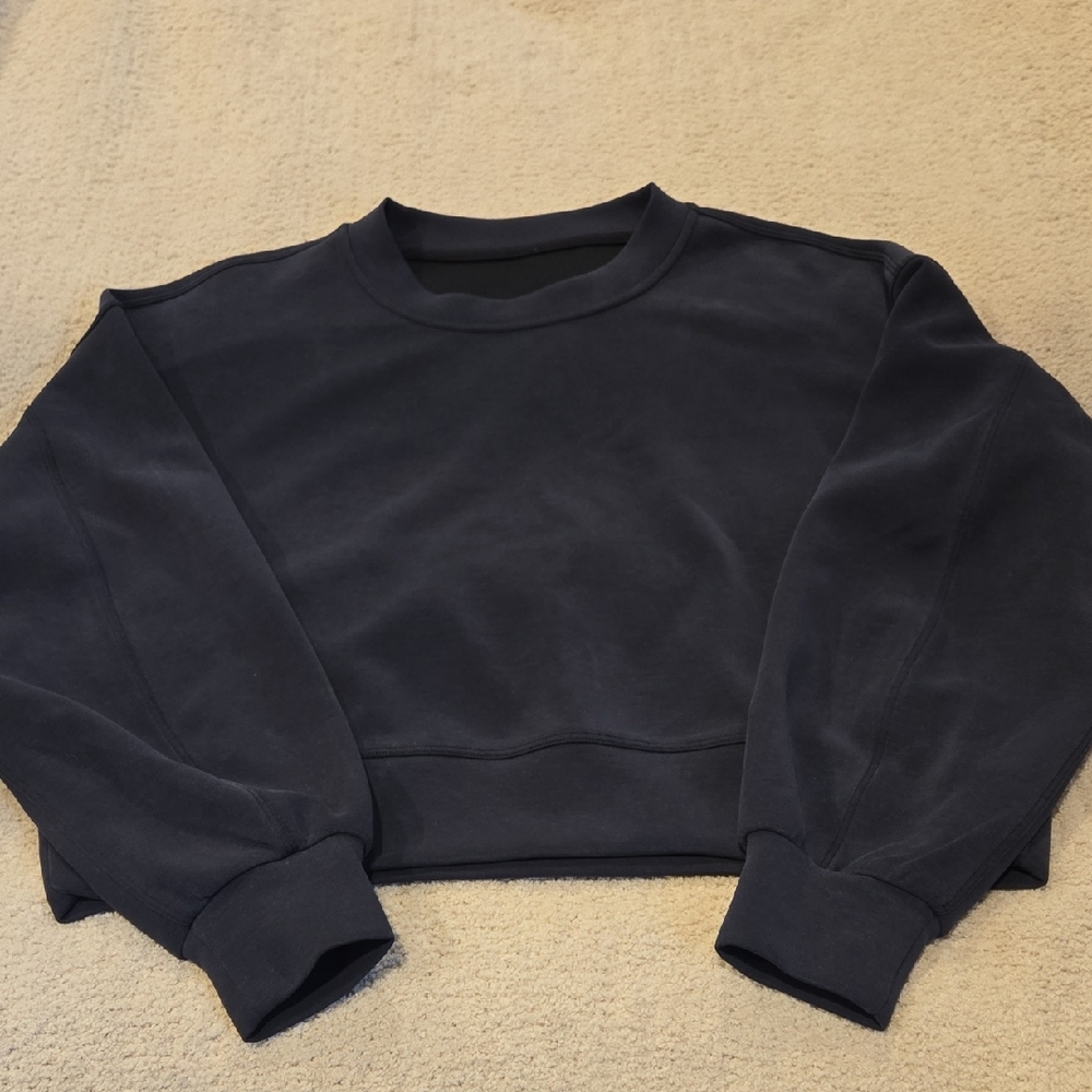 lululemon athletica Navy Crew Neck Sweatshirt